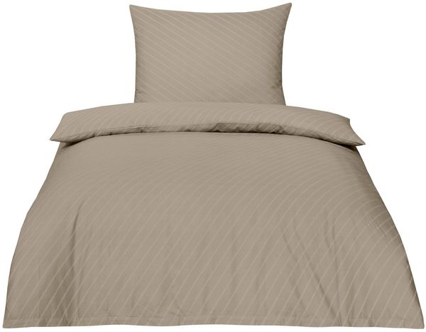Betz Bettwäsche Elegant Garnitur Set mit Reißverschluss, Baumwolle, 2 teilig, 100% Baumwolle