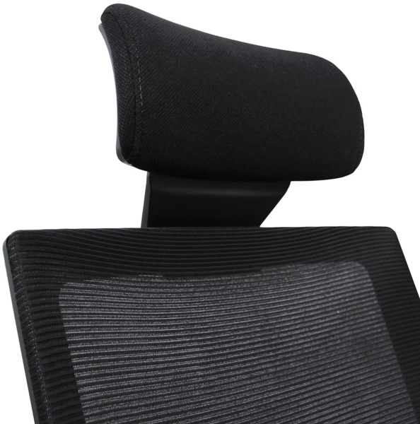 hjh OFFICE Profi Chefsessel CAPTIVA Stoff/Netzstoff Schwarz Bild 11