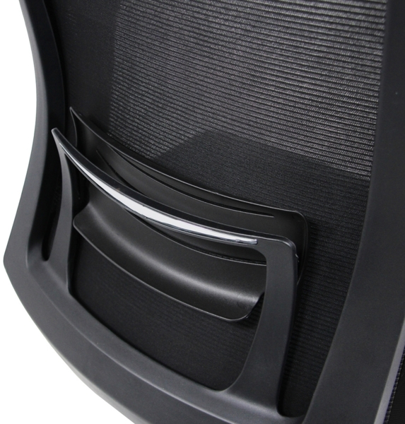 hjh OFFICE Profi Chefsessel CAPTIVA Stoff/Netzstoff Schwarz Bild 12