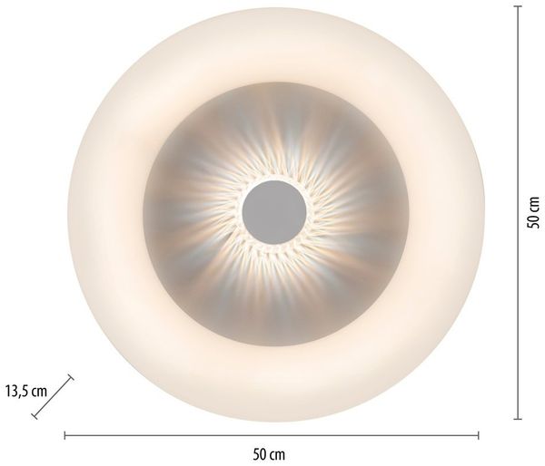 JUST LIGHT 14383-16 LED Deckenleuchte Vertigo Kristalleffekt 50cm CCT Bild 8