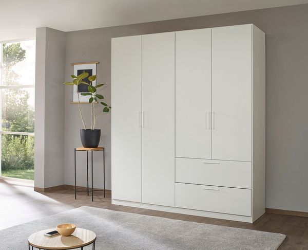 INOSIGN BY RAUCH Drehtürenschrank Kleiderschrank Schrank Garderobe Wäscheschrank CHALLENGER mit Spiegeltüren und geräumigen Schubladen MADE IN GERMANY