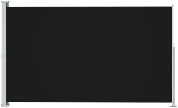 vidaXL Seitenmarkise Ausziehbar 220x300 cm Schwarz 313423