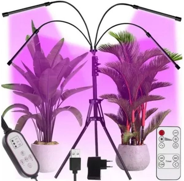 Gardlov Vollspektrum LED Wachstumslampe LED Pflanzenwachstumslampe Licht mit Stativ Indoor, Gewächshaus, LED Fest Verbaut, Rot, Blau, Effektive Lichtsteuerung für optimales Pflanzenwachstum.