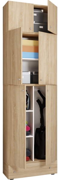VCM Mehrzweckschränke Lona 917821 Sonoma-Eiche H. 240 x B. 70 x T. 39 cm