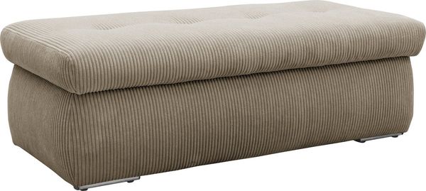 DOMO collection Hocker NMoric, mit Stauraumfach, auch in Cord
