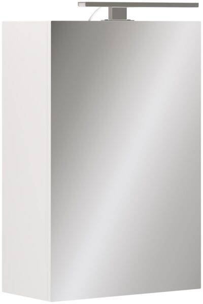 Badspiegelschrank Lavio Weiß 40 x 60 cm mit LED-Beleuchtung Vicco