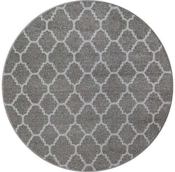 Sanat Teppich Boho 8202, rund, Höhe: 10 mm, Kurzflor, robust, Boho, Scandic, für Fussbodenheizung geeignet