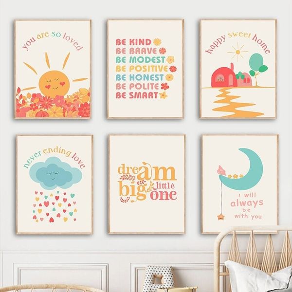 Poster Kinderzimmer Bilder Wolken Superhero Sonne · Kinderzimmer & Babyzimmer Bilder · Wand Deko · Kunstdruck · Deko Print · ohne Rahmen - 60x90cm / A