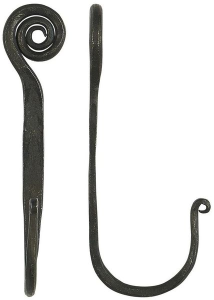 Wandhaken Haken Aufhänger Kreismuster Metall Schwarz Ib Laursen 57122-25