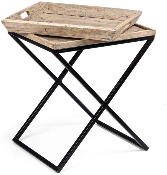 Couchtisch Tray aus Mangoholz, 55 cm Bild 3