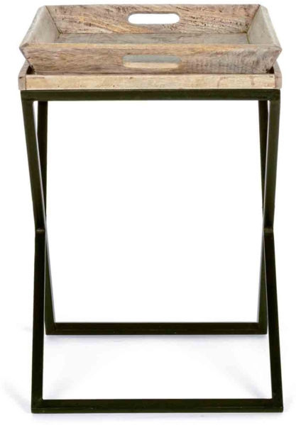 Couchtisch Tray aus Mangoholz, 55 cm Bild 4