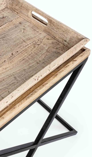 Couchtisch Tray aus Mangoholz, 55 cm Bild 5