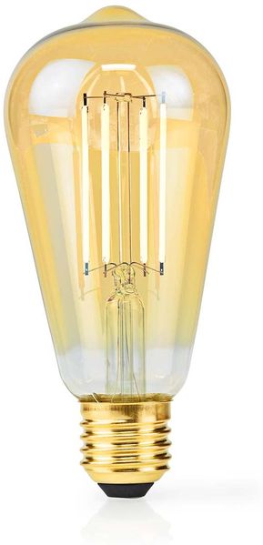 LED-Filament-Lampe E27 | ST64 | 4.9 W | 470 lm | 2100 K | Dimmbar | Extra warmweiß | Retro Style | 1 Stück