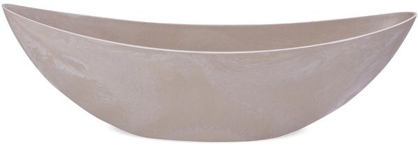 matches21 HOME & HOBBY Blumentopf Große Pflanzschale oval 39 cm für draussen Dekoschale sand beige (1 St), Blumen-Schale als wetterfeste Friedhof-Schale Grab-Schmuck Grabschale Bild 3