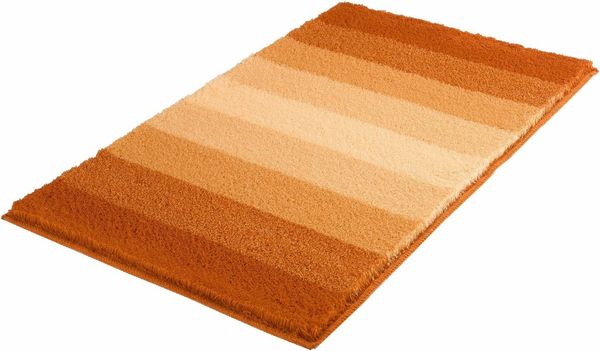 MEUSCH Badematte Palace, Höhe 23 mm, rutschhemmend beschichtet, fußbodenheizungsgeeignet, Kunstfaser, Badteppich, gestreift, mit Farbverlauf, waschbar