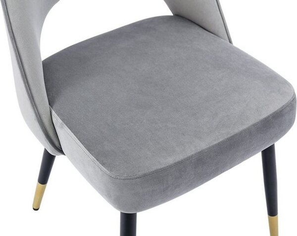 WAHSON OFFICE CHAIRS Esszimmerstuhl Samt 2er Set Seitenstühle Küchenstühle Bild 4