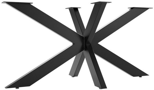 SO-TECH® Tischgestell SPIDER Schwerlast Tischbeine Tischfüße, einfache Montage, für Esstisch, schwarz, H 710 x B 780 x L 1500 mm