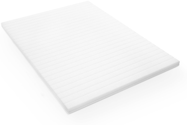 Topper aus Kaltschaum - Matratzenauflage für Liegekomfort und den Matratzenschutz - Mittelfester Topper mit waschbarem Bezug, Topper 100x200