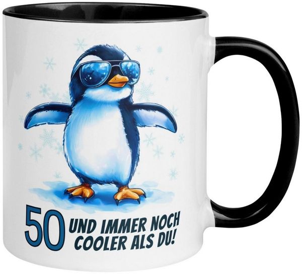 Momentals Tasse 50. Geburtstag Mann Frau – Cooler – Geburtstagsgeschenk Männer Frauen, Gratis Versand · Links-&Rechtshänder · Spülmaschinenfest