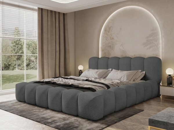 Compleo Polsterbett Designerbett, exklusives Bett, Modern Schlafzimmer, Doppelbett