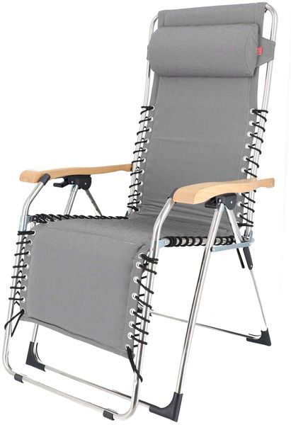 Relaxliege Movida Soft aus Aluminium, Anthrazit