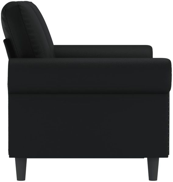 vidaXL 2-Sitzer-Sofa Schwarz 120 cm Kunstleder 359499 Bild 4