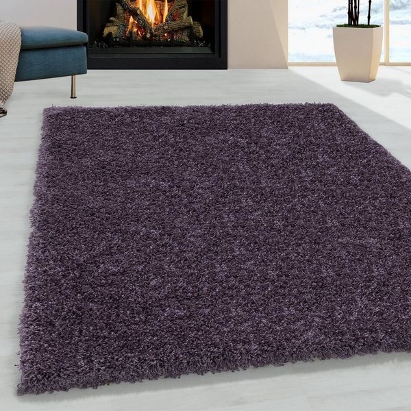 Ayyildiz Teppiche Hochflor-Teppich SYDNEY 3000, rechteckig, Höhe: 50 mm, Shaggy, Langflor, uni, auch in rund, Wohnzimmer