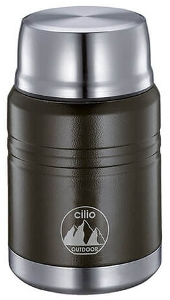 Cilio Food Container MONTE Isolierbehälter Speiße-, Essen-, Thermobehälter 500 ml schwarz