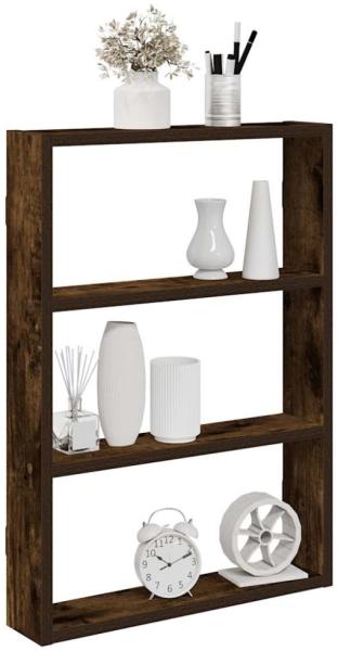 vidaXL Wandregal Räuchereiche 43x9x60 cm Holzwerkstoff 860053