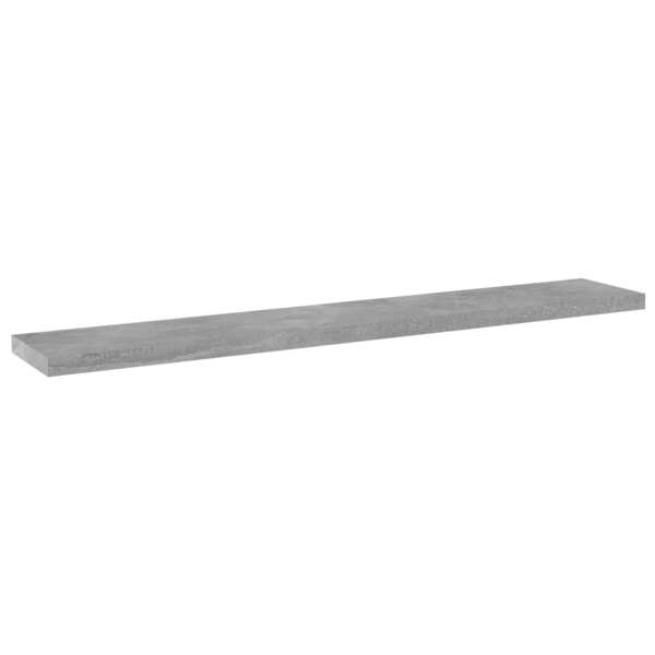 vidaXL Bücherregal-Bretter 4 Stk. Betongrau 60x10x1,5 cm Holzwerkstoff 805210