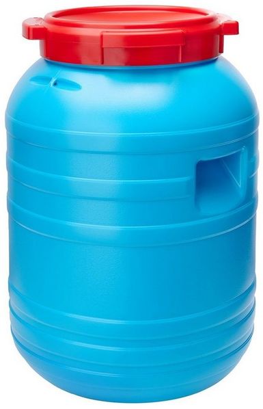 Garronda Topfdeckel Plastikfass für Garten Lebensmittelfass aus HDPE-Kunststoff GD-0055, (1-tlg), 30 Liter, mit Deckel