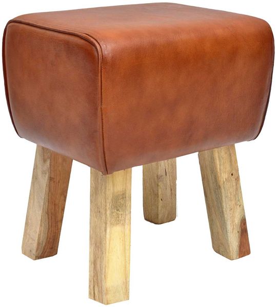 Echtleder Hocker Tejas
