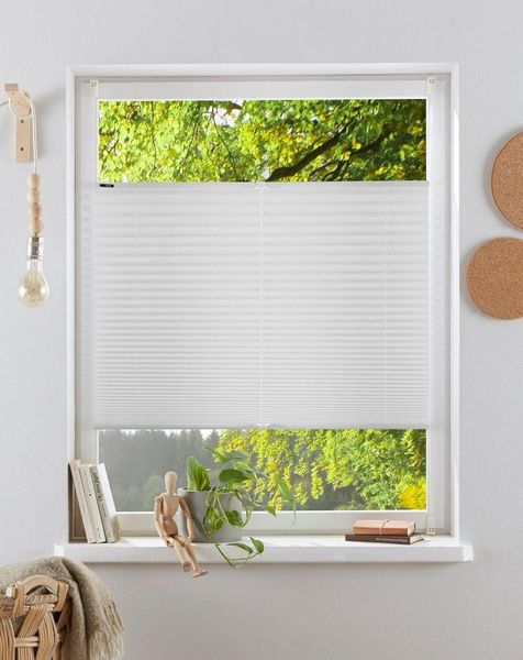 OTTO home Plissee LAHOLM, Lichtschutz, ohne Bohren, verspannt, Klemmfix, Fixmaß, Bestseller mit über 3500 4,5-Sterne-Bewertungen, Klemmträger