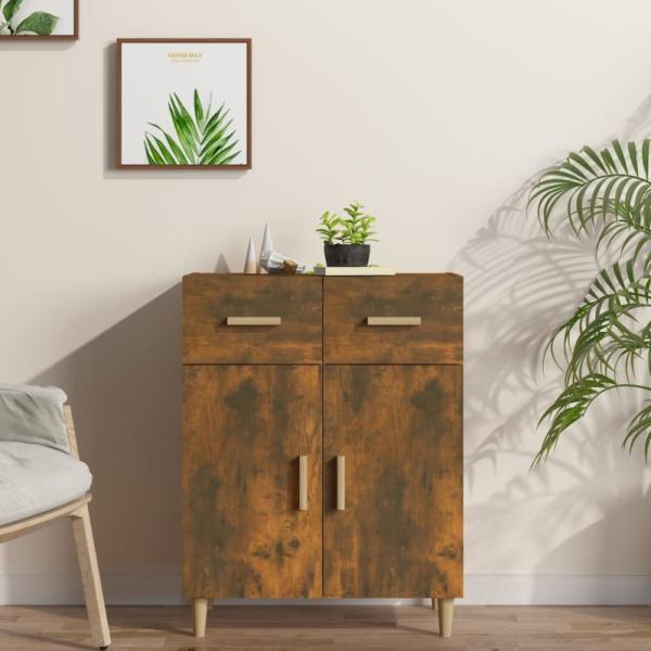 vidaXL Sideboard Räuchereiche 69,5x34x89 cm Holzwerkstoff 817357