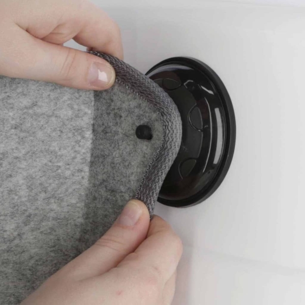 Kerbl Katzen-Sonnenliege für Fenster Filzino 70×26×26 cm Grau 425777 Bild 6