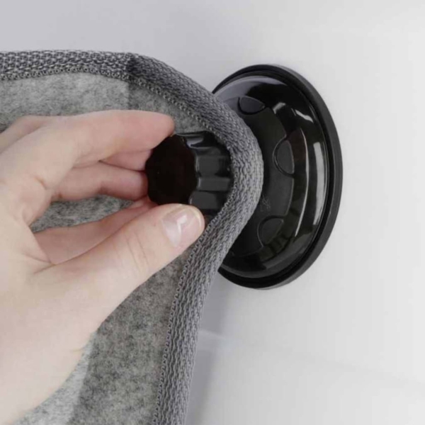 Kerbl Katzen-Sonnenliege für Fenster Filzino 70×26×26 cm Grau 425777 Bild 7