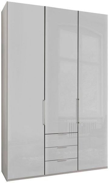 WIEMANN Kleiderschrank Monaco mit Glasfront sowie hochwertigen Beschlägen inkl. Dämpfung