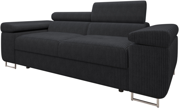 Sofa Torezio Cord II mit Einstellbare Kopfstützen (Poso 135)