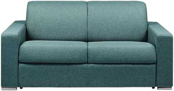 Vente-unique - CALITO Sofa Stoff Blau - B 223 cm94 cm x H 99 cm x L 174 cm