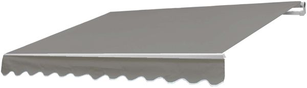 Alu-Markise T792, Gelenkarmmarkise Sonnenschutz 5x3m ~ Polyester, grau-braun Bild 7