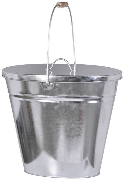 FireFix Ascheeimer oval mit Deckel Höhe: 36 cm, 22 Liter Bild 2