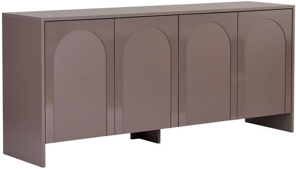 Moderner Konsolentisch, Atlas Brown, 180 x 80 x 45 cm | 100% melaminbeschichtete Spanplatte, 18 mm Stärke | stilvolles geometrisches Design, perfekt für Wohnzimmer & Flur