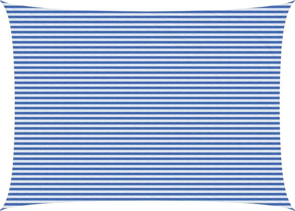 vidaXL Sonnensegel Blau und Weiß 5x8 m HDPE 42032899