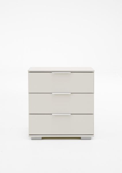 Nachtkommode >Easy Plus< (BxHxT: 52x58x38 cm) in weiß - 52x58x38cm (BxHxT)