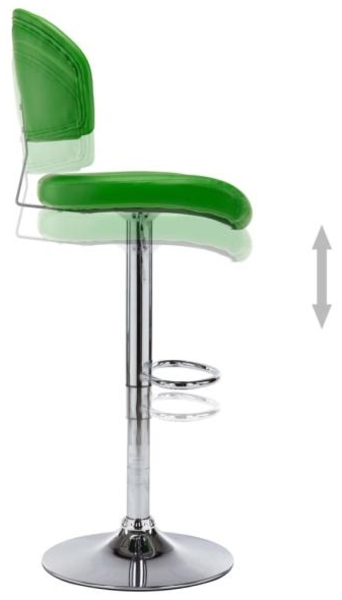 vidaXL Barhocker Grün Kunstleder [249655] Bild 5