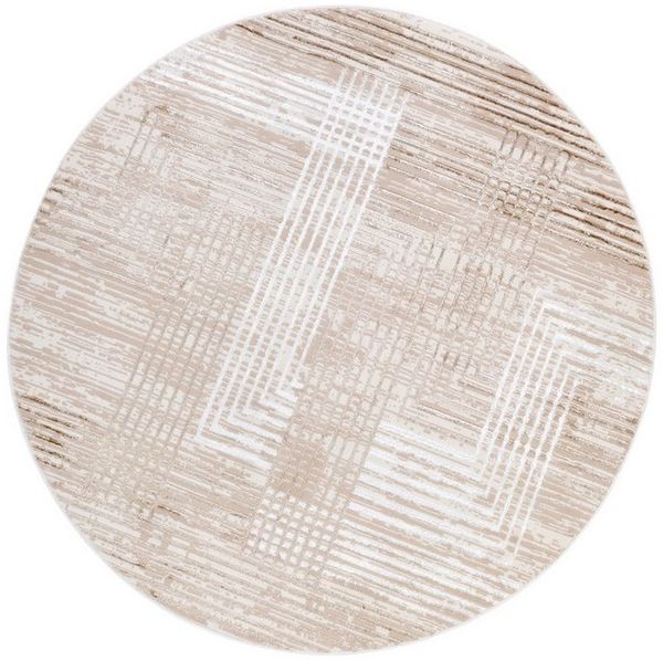 Tapiso Teppich CRYSTAL, rund, Höhe: 8 mm, Wohnzimmer, Schlafzimmer, modern Design