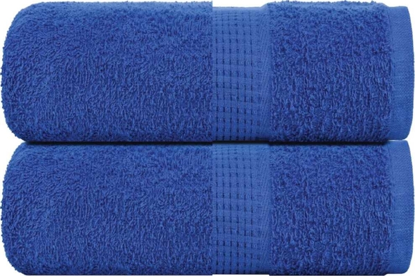 Gästetücher 2 Stk. Blau 30x50 cm 360 g/m² 100% Baumwolle 136707