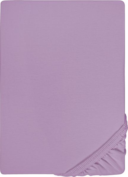 biberna Feinjersey-Spannbetttuch 0077144, viola, 1x 90x190 cm - 100x200 cm Bild 5