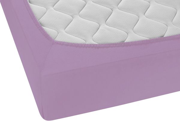 biberna Feinjersey-Spannbetttuch 0077144, viola, 1x 90x190 cm - 100x200 cm Bild 2