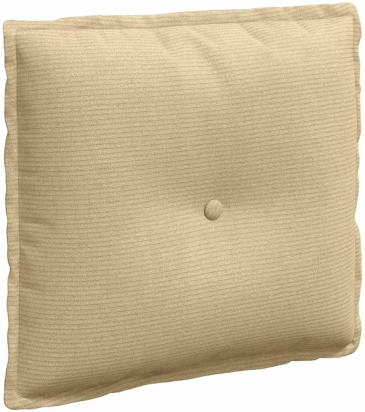 vidaXL Rückenkissen Grau-Grün 50 x 45 cm Cordstoff 42014654